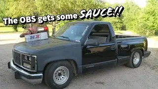 The OBS Drag Truck gets NITROUS!! He was tired of getting gapped! lol