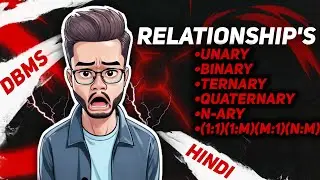 Relationships in ER Diagrams: Unary, Binary, Ternary , 1 to 1 & 1 to Many 🧠| #dbms #gatecse  | D-33