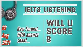 IELTS Listening Practice test 2021 with answers