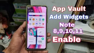 Enable Miui 12 Add Widgets Miui 13 Widgets Note 8/8pro /9/10/11 App Vault