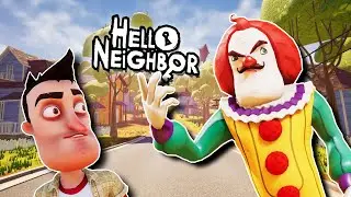 The neighbor is a CLOWN | Hello Neighbor Mod