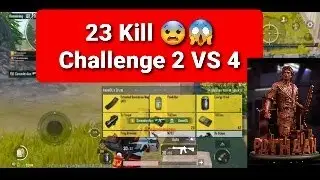Pubg Mobile Livik 2 vs 4 Full Game Duo VS Squad 23 kill😱 challenge🧐 pubg 2023