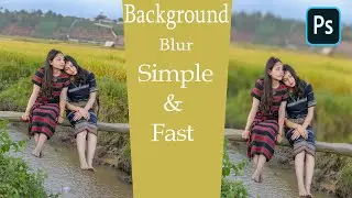 New Tutorial Photoshop cc | Background Blur Simple & Fast | New Tutorial photoshop Backgroun Blur