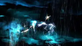 Rain thunderstorm lightning clouds storm video 