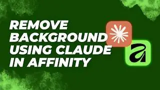 Claude AI Automates Background Removal in Affinity Photo