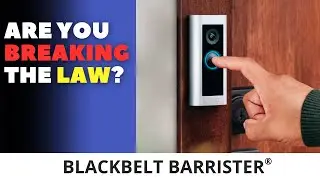 Ring or Nest Doorbell? Avoid breaking the law!