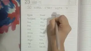 50 words start with A#english for kids#Letter A se babne wale words#trending shorts