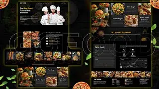 How To Make A Food Website Design Using | HTML & CSS