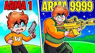 ¡Evolucioné Mis ARMAS a NIVEL MÁXIMO! 💥🤯 | ROBLOX (JUEGO COMPLETO)