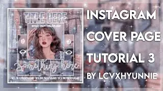 How to make a aesthetic instagram cover page #3 #instagramcoverpage