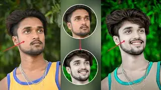 How To Make Smile Face | Normal Face To Smile Face Photo Editing | Smile Face Editing/VIP AA Editor