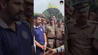 കറുത്ത കണ്ണടയും ഷർട്ടും ഇട്ട് സുരേഷ് ഗോപി