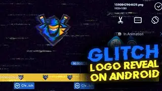 Make a Glitch logo intro on Android Using Kinemaster || By Drager