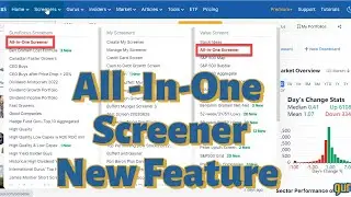 Introducing the brand new feature in All-in-One Screener