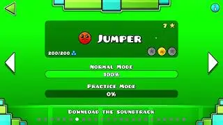 Прохождение уровня jumper в Geometry dash