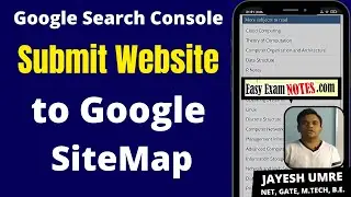 How to submit website to Google | Sitemap | Upload sitemap in website