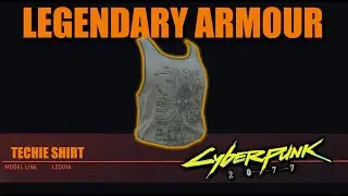 Cyberpunk 2077 -TECHIE SHIRT - LEGENDARY ARMOUR