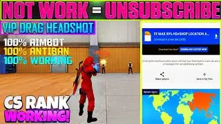 FF MAX 95% DRAG HEADSHOT ANTIBAN VIP CONFIG FILE FREE FIRE MAX HEADSHOT HACK 💯% SAFE MAIN ID HACK FF