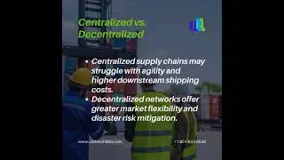Balancing Act: Centralized vs. Decentralized Supply Chains in the Modern Marketplace