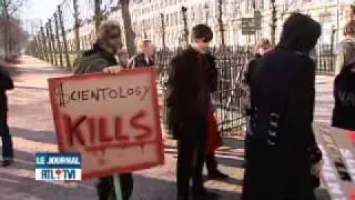 Anonymous Belgium on RTL news 10/02/2008: Raid Brussels