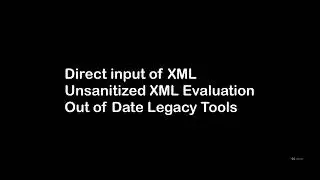 80. XML External Entities (XXE) - Overview