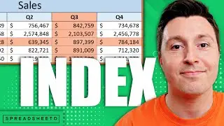 How to use the INDEX function in Excel [step by step]