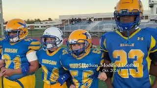 Hudson Modified Football Intro October 2024