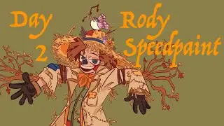 Scarecrow Rody Soul Speedpaint// Spooky Week Day 2
