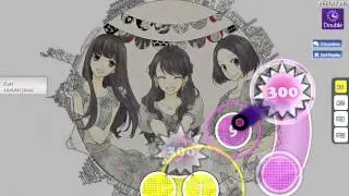 [osu!] Perfume - Kokoro no Sports [Hard] + DT