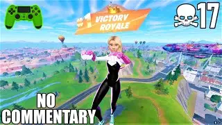 17 Kill Solo Win Gameplay in Fortnite! (PC PS4 Controller)