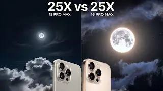 iPhone 16 Pro Max VS iPhone 15 Pro Max Live Zoom Test Comparison