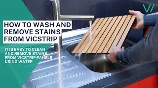 How to clean a VicStrip acoustic panel