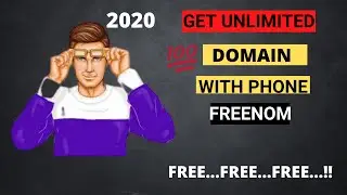 How to Get Free Domain [2020] with PHONE| Freenom Domain step-by-step | Unlimited Domain
