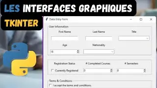 créer une interface graphique avec python