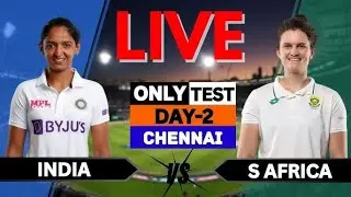 Live- India Womens vs South Africa Womens Test Match Day-2 | Today Live Cricket Match Indw vs Saw P2