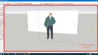 Create Custom watermark in SketchUp
