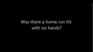 Slow motion. No hands Home run!