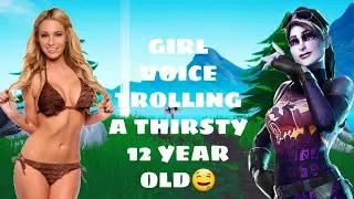 GIRL VOICE TROLLING A THIRSTY/HORNY 12 YEAR OLD🤤 *MUST WATCH*