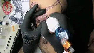 Tattoing seesion1 @inprogress , by Cris Gherman aka NinjaCG