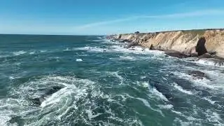 Drone video near the lighthouse - point arena
