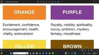 Color Theory Brief Introduction