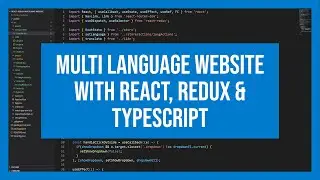 Multi language website with React, Redux & Typescript
