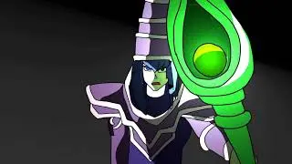 Black Luster soldier vs Blue Eyes White Dragon animation