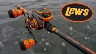 NEW Lews Mach Crush COMBO - BaitCaster Combo
