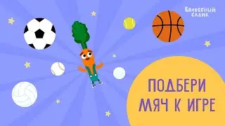 Разбираемся в мячах ⚽️🎾🏀 | Серии-обучалки | ВОЛШЕБНЫЙ САДИК