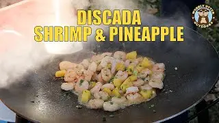 Discada Cooking Disc Shrimp and Pineapple