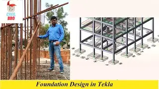 Foundation Design Tekla Structural Designer || Isolated Footing Design