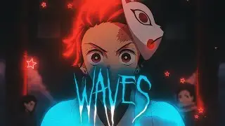 「Waves. 🌊」Demon Slayer「 AMV/EDIT 」4K (+Free Project File)