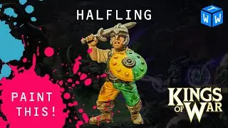 How to Paint a Halfling for Kings of War by Mantic Games