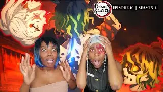 WE THOUGHT THEY WON...😰😨😱 //Inosuke & Uzui Reaction to Demon Slayer Entertainment Arc Ep 10 (2x17)